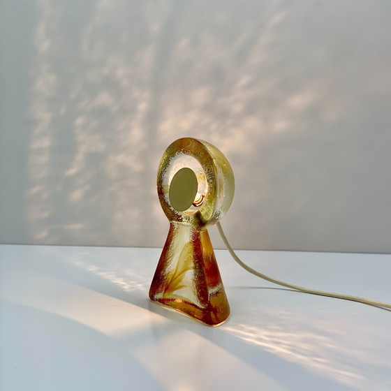 Image 1 of Murano Glass Lamp 80's Design