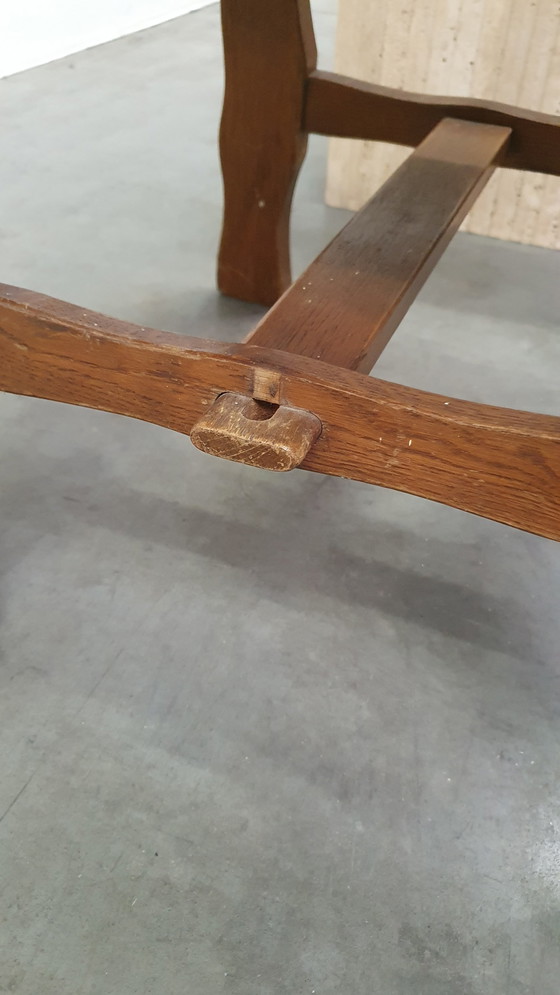 Image 1 of Brutalist oak chair