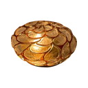 Vintage pressed glass wall/ceiling fixture