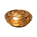 Vintage pressed glass wall/ceiling fixture