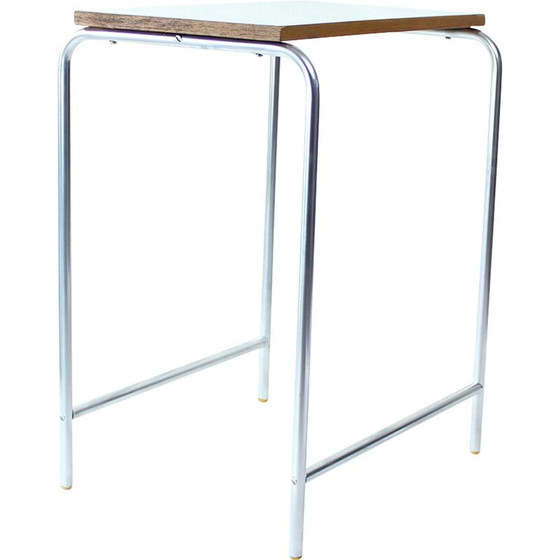 Image 1 of Vintage side table made of curved pipes, Czechoslovakia 1960