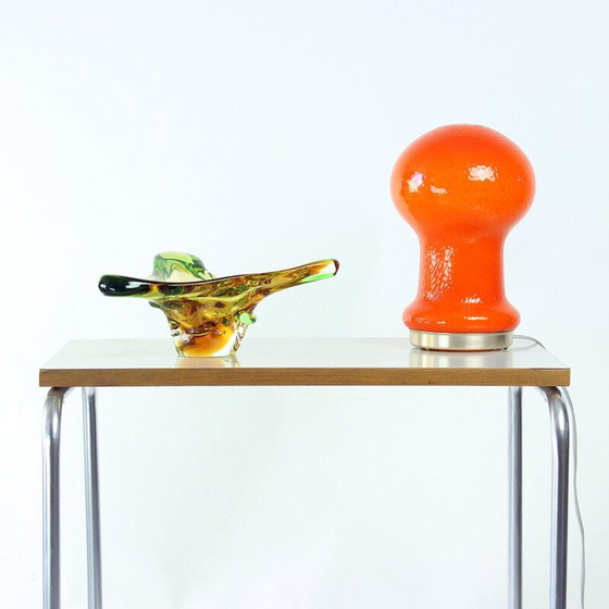Image 1 of Vintage side table made of curved pipes, Czechoslovakia 1960