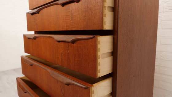 Image 1 of Cassettiera danese vintage | Teak | 6 cassetti | 122 cm