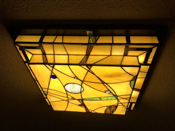 Image 1 of Tiffany Style Ceiling Lamp