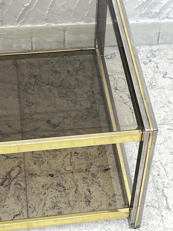 Image 1 of Brass Coffee Table Duo