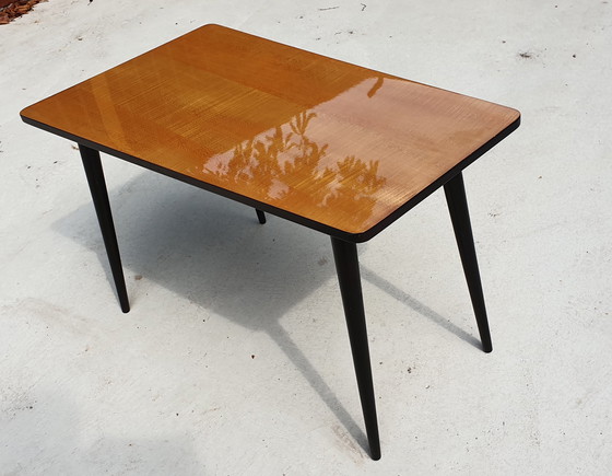 Image 1 of Vintage mid century Rockabilly coffee table