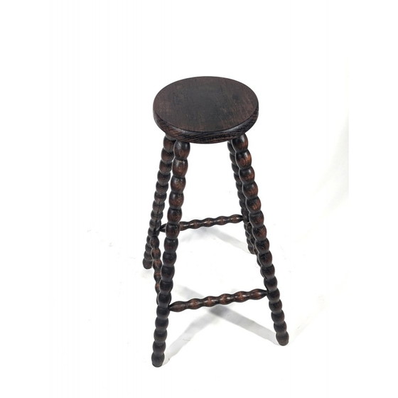 Image 1 of Tabouret de bar vintage à bobines
