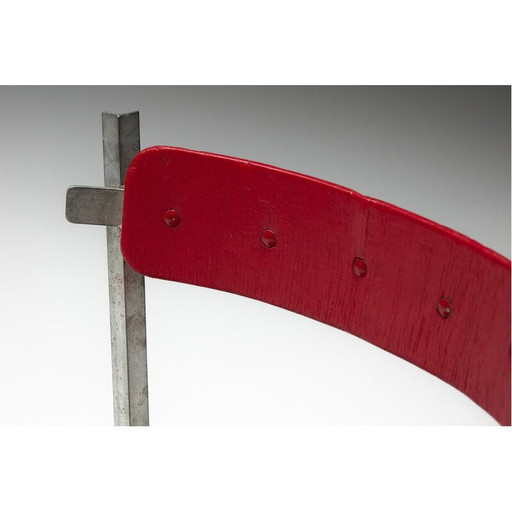 Vintage industrial wooden chairs, 1940s