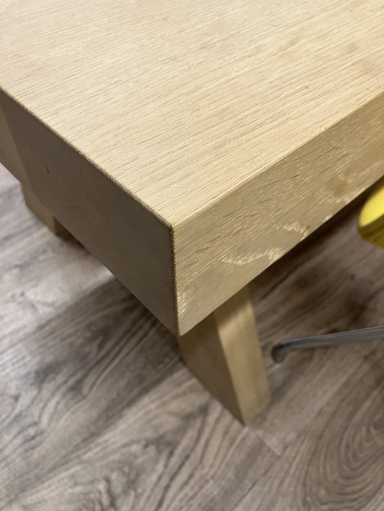 Image 1 of Custom Solid Oak Table