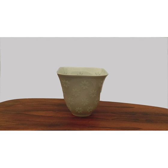 Image 1 of Jarrón de porcelana blanca para Arabia - años 60