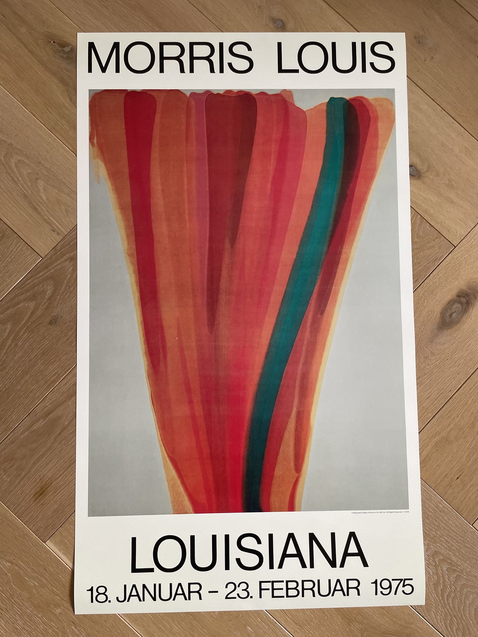 国内未入荷 Morris Louis Louisiana 1975 Poster Morris Louis after (1912-1962), Louisiana 1975, Copyright