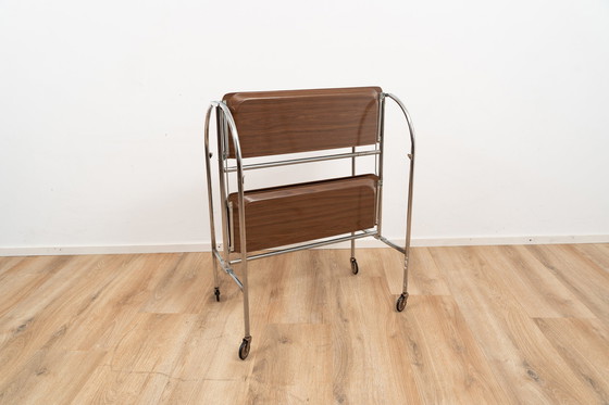 Image 1 of Foldable serving trolley by Bremshey & Co