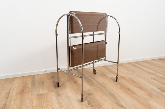 Image 1 of Foldable serving trolley by Bremshey & Co