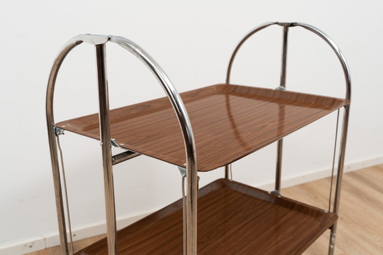 Image 1 of Foldable serving trolley by Bremshey & Co