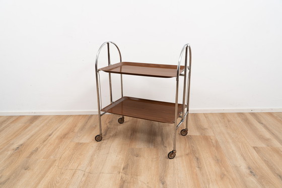 Image 1 of Foldable serving trolley by Bremshey & Co