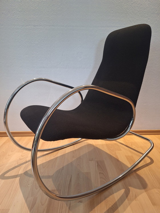 Image 1 of Thonet S826 tubular steel rocking chair / cantilever chair