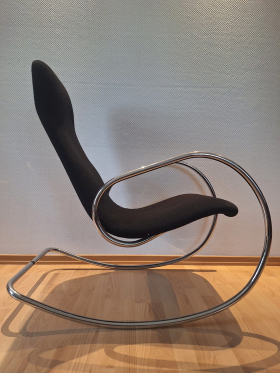 Image 1 of Thonet S826 tubular steel rocking chair / cantilever chair