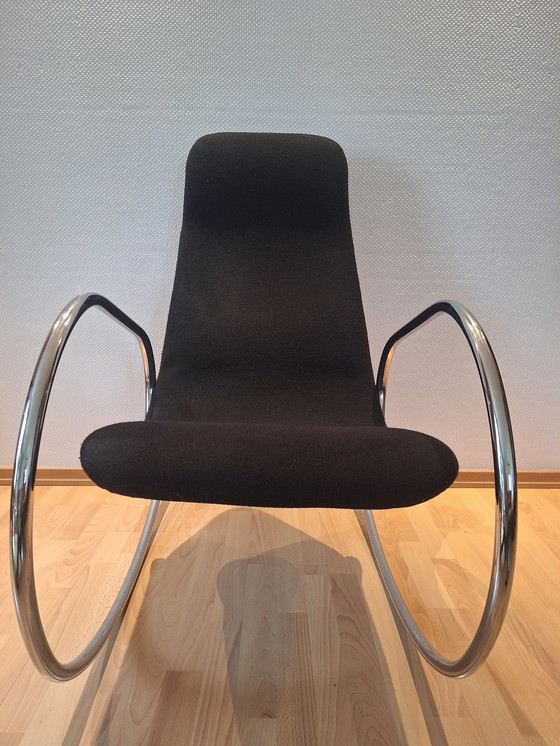 Image 1 of Thonet S826 tubular steel rocking chair / cantilever chair