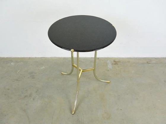 Image 1 of Marble table by Cedric Hartman USA Vintage ca.1970