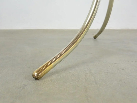 Image 1 of Marble table by Cedric Hartman USA Vintage ca.1970