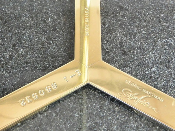 Image 1 of Marble table by Cedric Hartman USA Vintage ca.1970