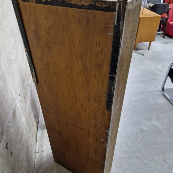 Image 1 of Set Of 2 Antique Compartment Wall Cabinet