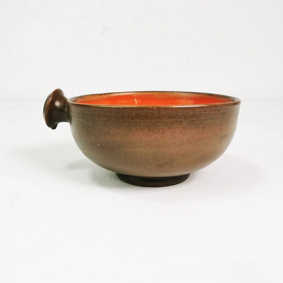 Image 1 of Vintage ceramic bowl with handle, Denmark 1960s