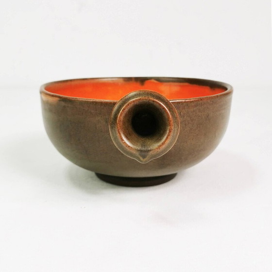 Image 1 of Vintage ceramic bowl with handle, Denmark 1960s