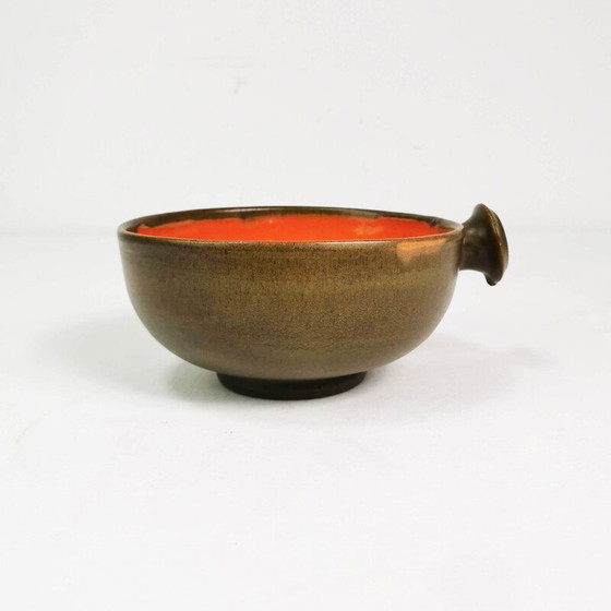 Image 1 of Vintage ceramic bowl with handle, Denmark 1960s