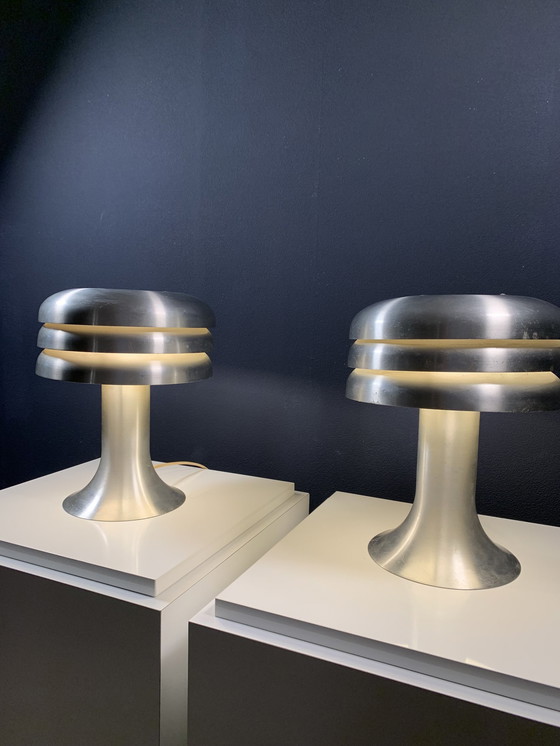 Image 1 of 2x Hans Agne Jakobsson Lamingo Bn25 Mid - Century Lamps