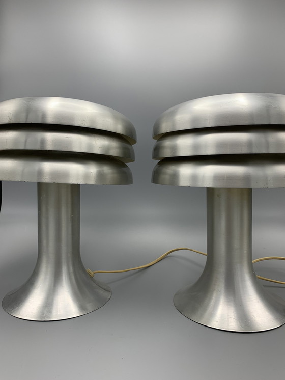 Image 1 of 2x Hans Agne Jakobsson Lamingo Bn25 Mid - Century Lamps