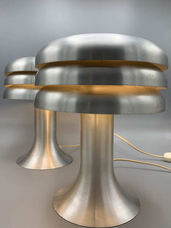 Image 1 of 2x Hans Agne Jakobsson Lamingo Bn25 Mid - Century Lamps