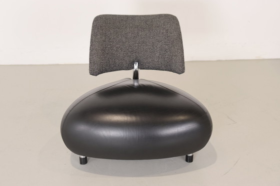 Image 1 of Leolux Pallone black armchair