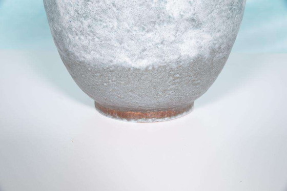 Image 1 of Vaso vintage azzurro Scheurich 185-39, vaso Japandi anni '60