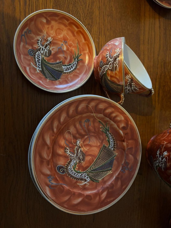 Image 1 of Japanese Satsuma Coffee and Tea Set