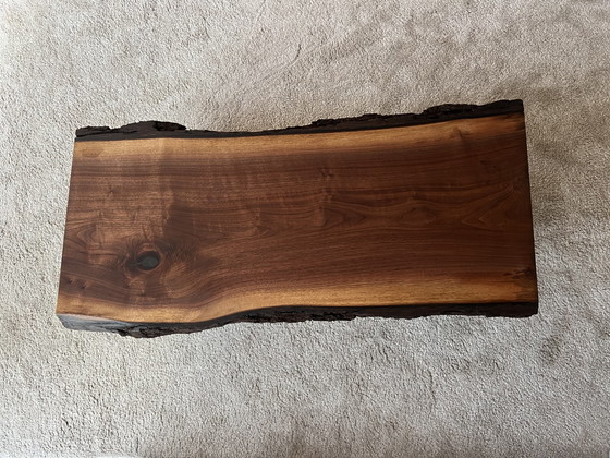 Image 1 of Handmade Designer Coffee Table Walnut rustical style by Ralf Ott