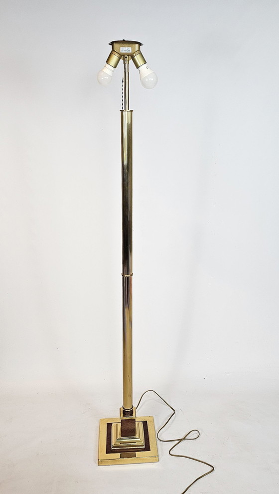 Image 1 of Herda Amsterdam - Floor lamp - Hollywood Regency - Brass - 70S