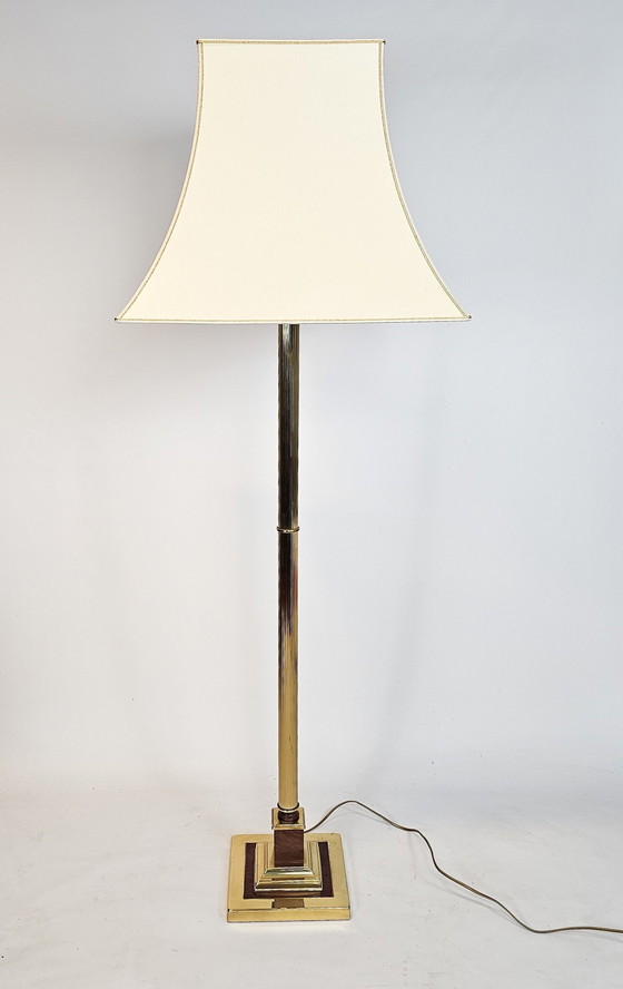 Image 1 of Herda Amsterdam - Floor lamp - Hollywood Regency - Brass - 70S