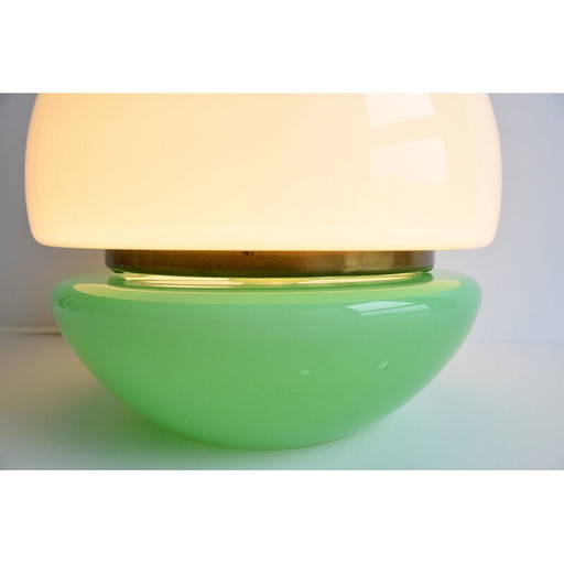 Vintage glass table lamp by Štěpán Tabery for Opp Jihlava, 1970s