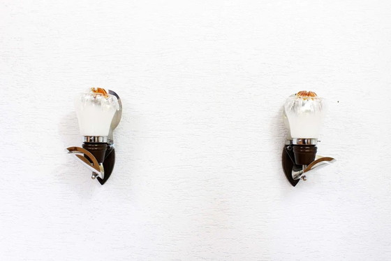 Image 1 of 2x Vintage wall lamps 