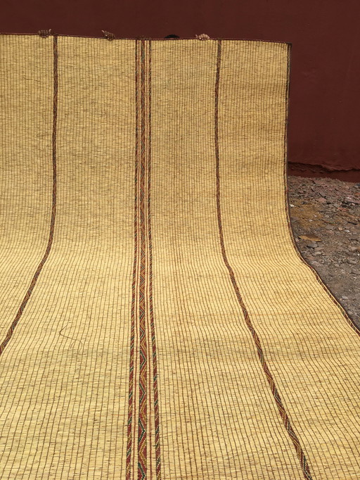 Mauritanian mat Touareg carpet 4.97X 2.65 M