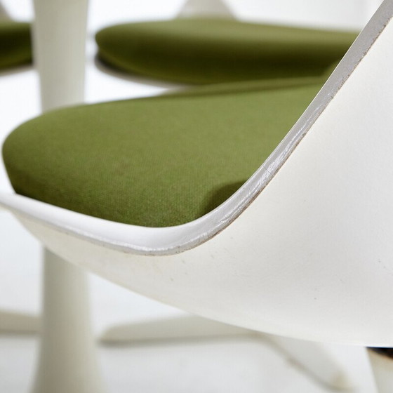 Image 1 of Vintage Space Age dining set in metal and plastic by Maurice Burke for Arkana, 1960