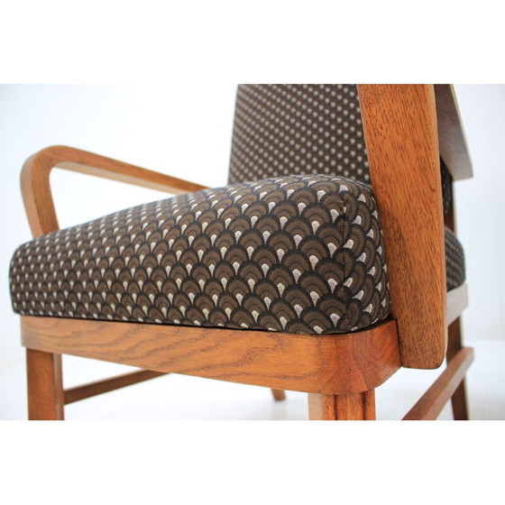 Image 1 of Pair of vintage armchairs, Art Deco, Czechoslovakia 1930