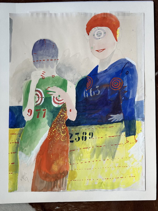 Jaap van der Pol Watercolor/Gouache