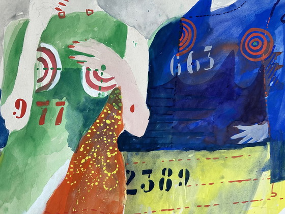 Image 1 of Jaap van der Pol Watercolor/Gouache