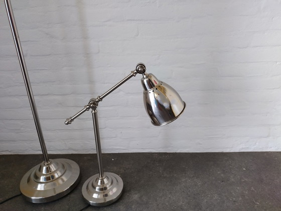 Image 1 of Desk and Floor Lamp - Angling Lamps