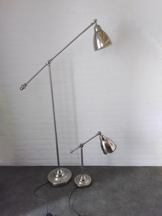 Image 1 of Desk and Floor Lamp - Angling Lamps