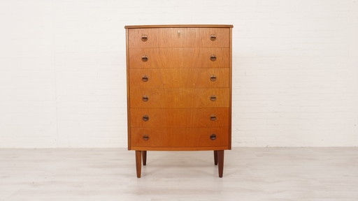 Vintage chest of drawers | Kai Kristiansen | 6 drawers | Danish design