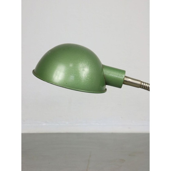 Image 1 of Lampada da tavolo vintage a collo d'oca verde