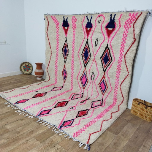 Handmade Berber Rug Of Wool - Handmade Berber Rug Of Wool